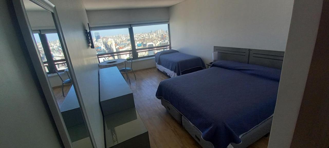 Que Mejor Vista Del Obelisco Piso A La Calle Corrientes Buenos Aires Exterior photo