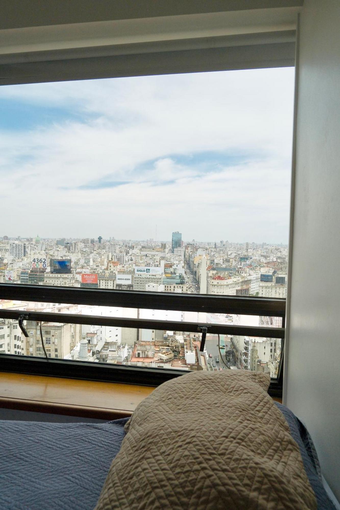 Que Mejor Vista Del Obelisco Piso A La Calle Corrientes Buenos Aires Exterior photo